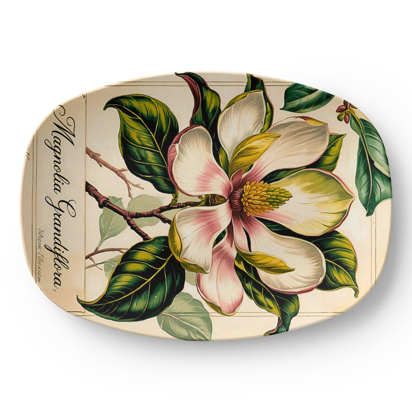 Vintage Floral Platter